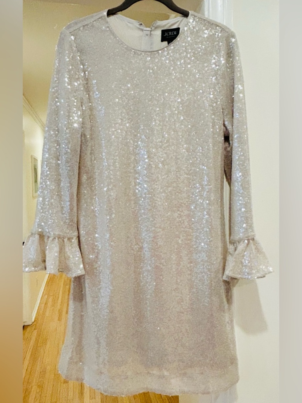 J Crew Collection Winter Garden Sequin Dress, Size 14